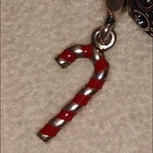 Candy cane charm